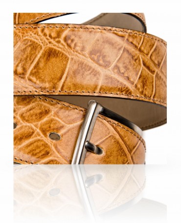 Ремень Унисекс 3007/40/Croco.Tortora